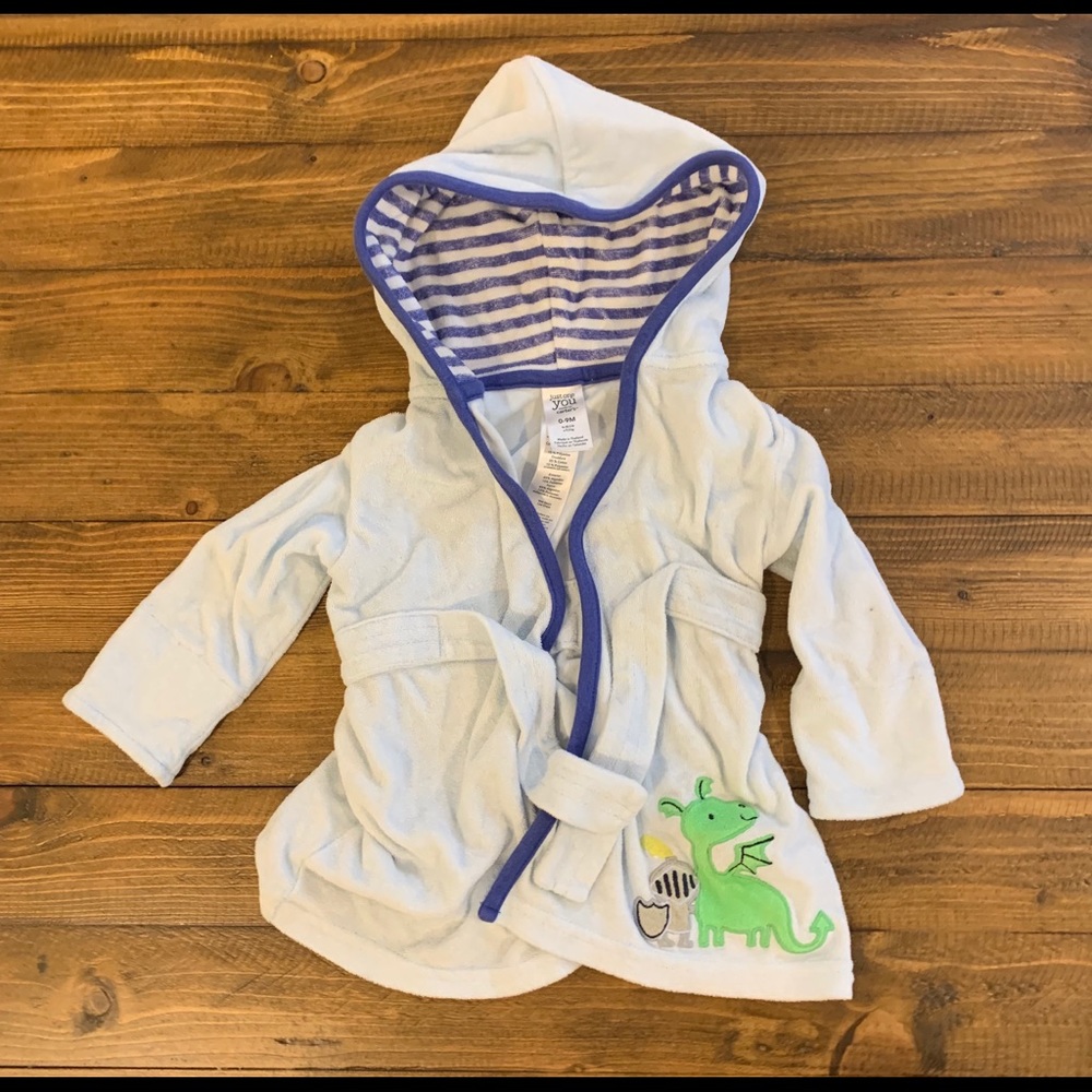 0-3 months bath robe